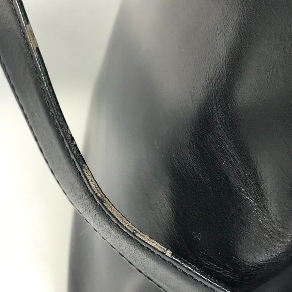 CARTIER Leopard print PANTHERE Shoulder Bag Leather Black/Silver - Picture 8 of 16